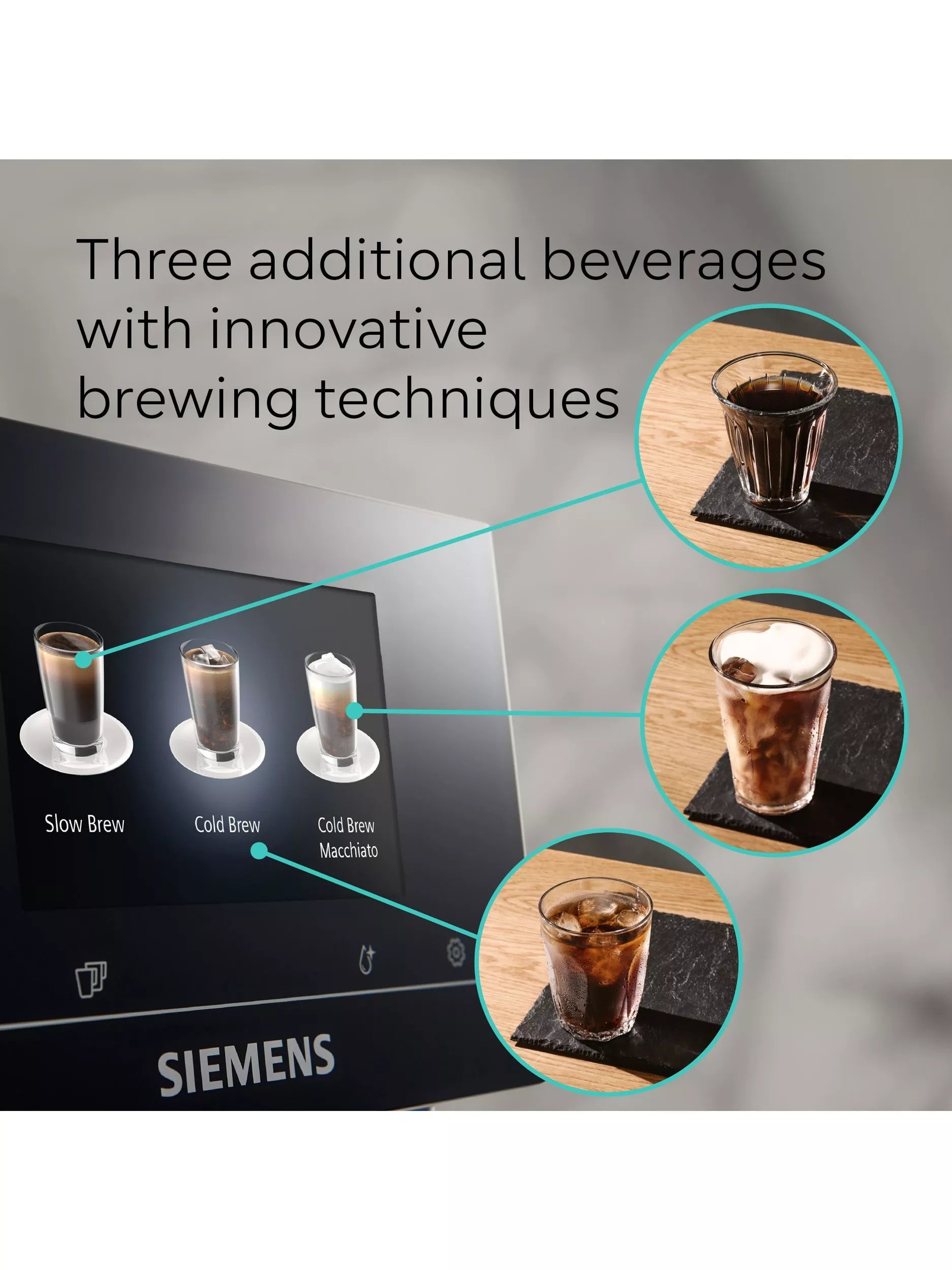 Siemens TQ713GB3 EQ700 Black bean-to-cup coffee machine (British brand)