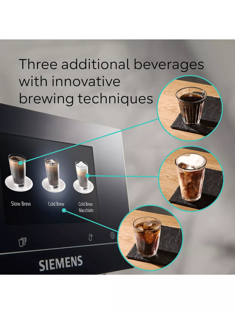 Siemens TQ713GB3 EQ700 Black bean-to-cup coffee machine (British brand)