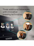 Siemens TQ713GB3 EQ700 Black bean-to-cup coffee machine (British brand)