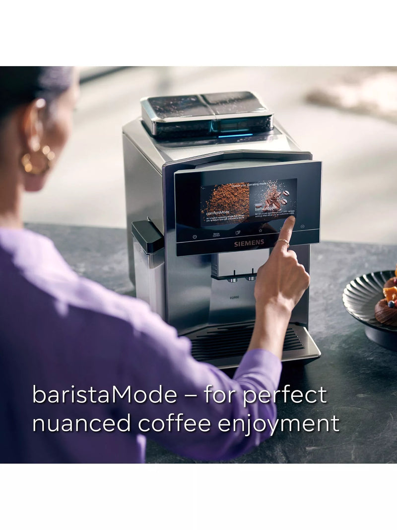 Siemens TQ907GZ3 EQ900 Bean to Cup Coffee Machine in Black (British brand)