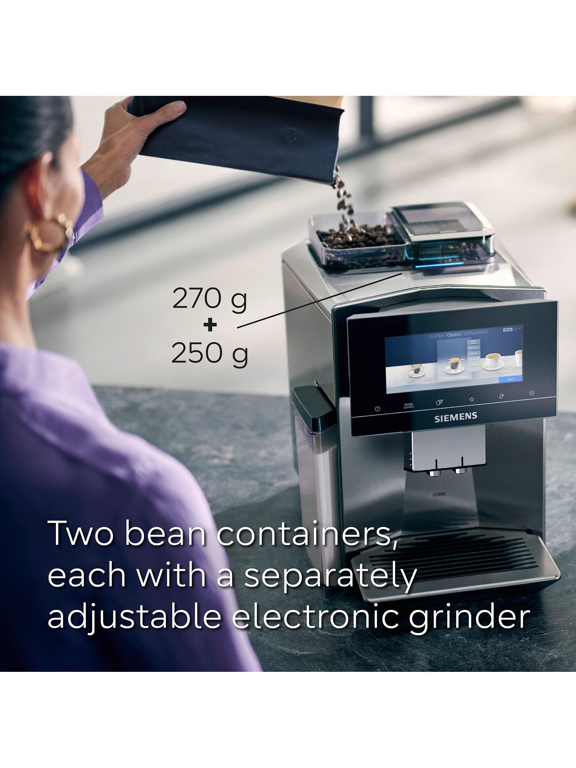 Siemens TQ907GZ3 EQ900 Bean to Cup Coffee Machine in Black (British brand)