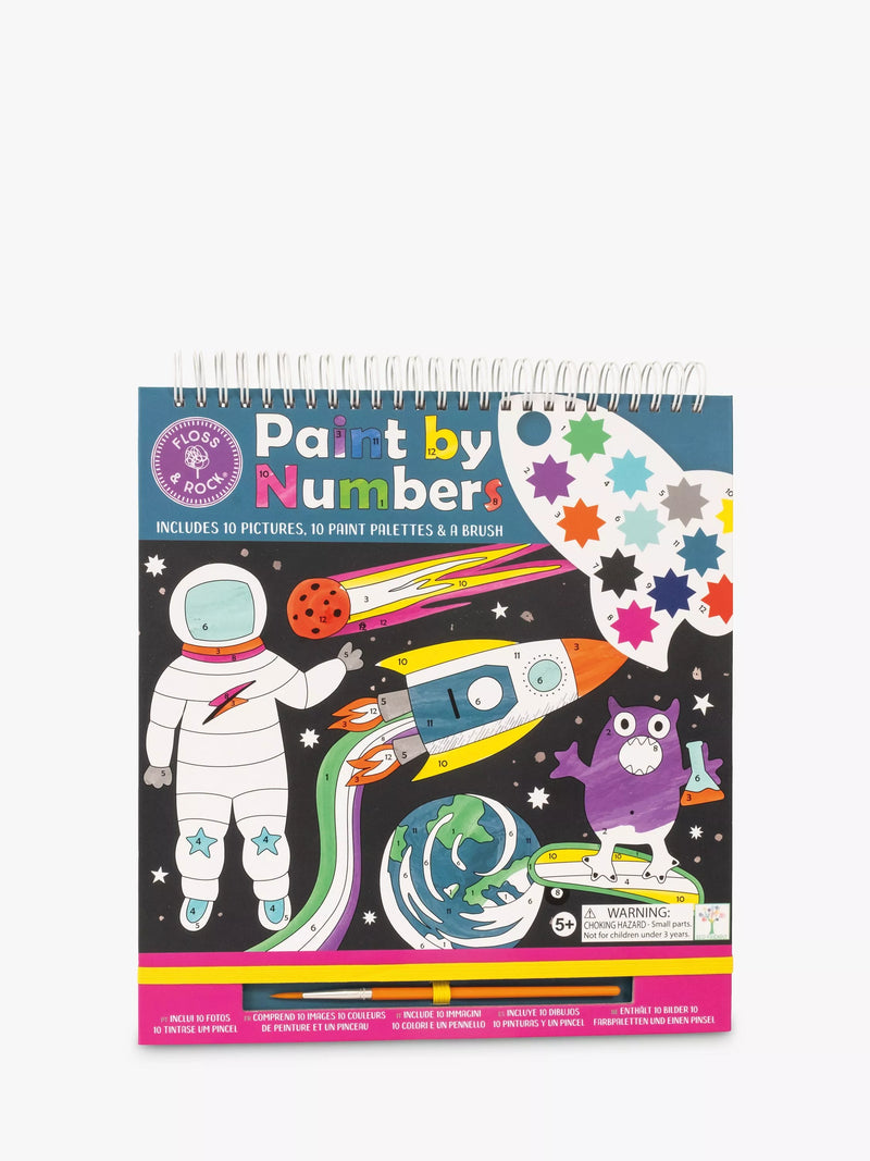 Floss & Rock space-themed paint by numbers kit - British product