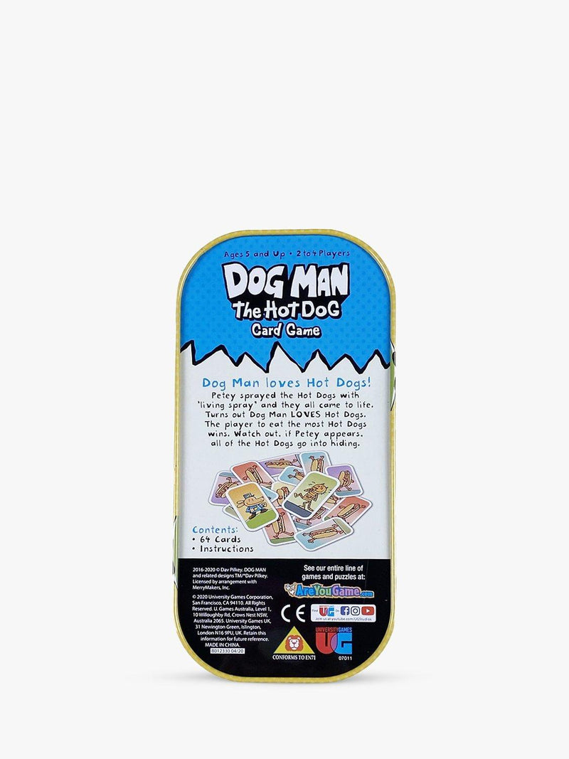 University Games Dog Man card game in tin (British brand)