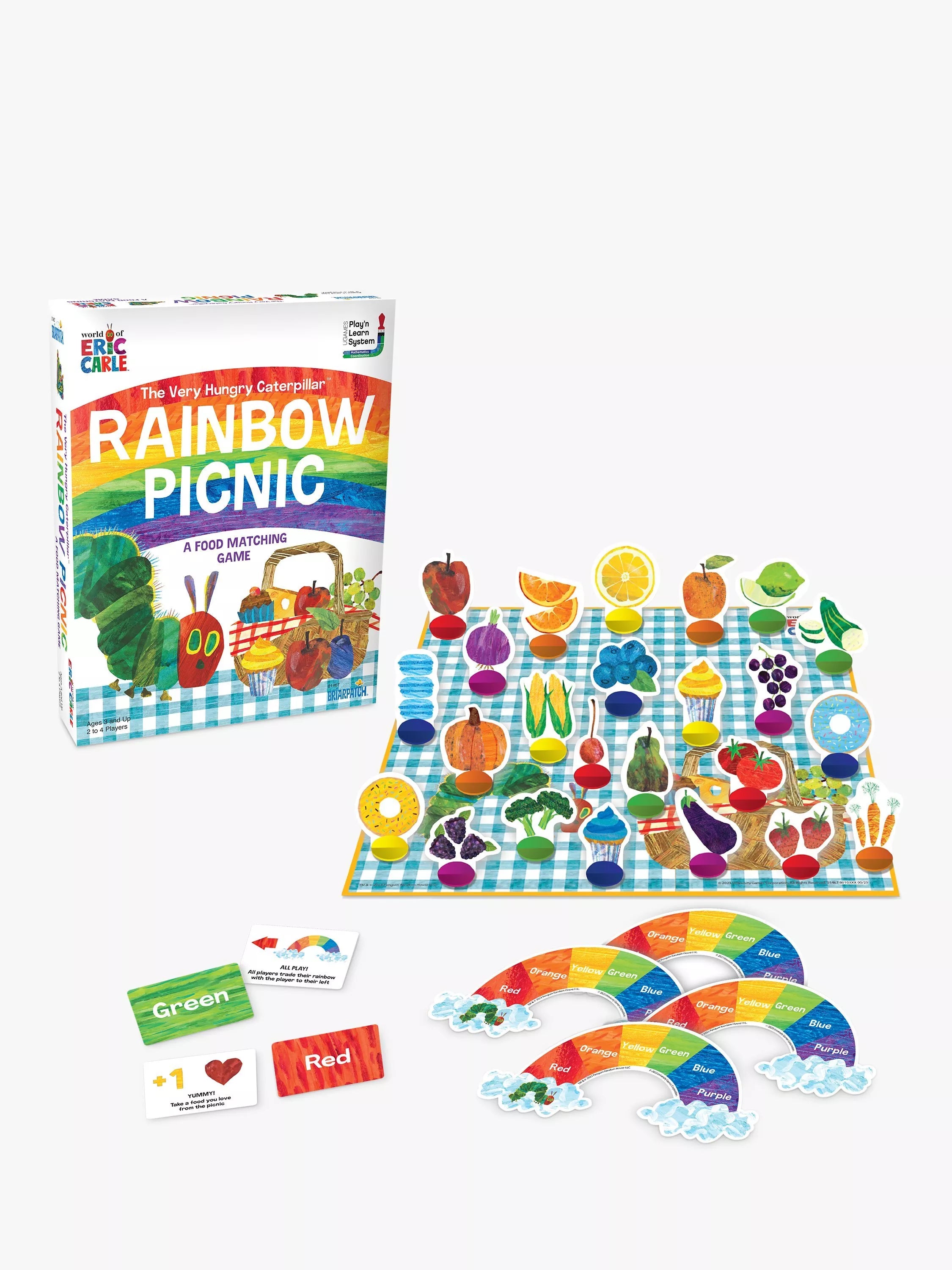 University Games Hungry Caterpillar Rainbow Picnic Game - British product