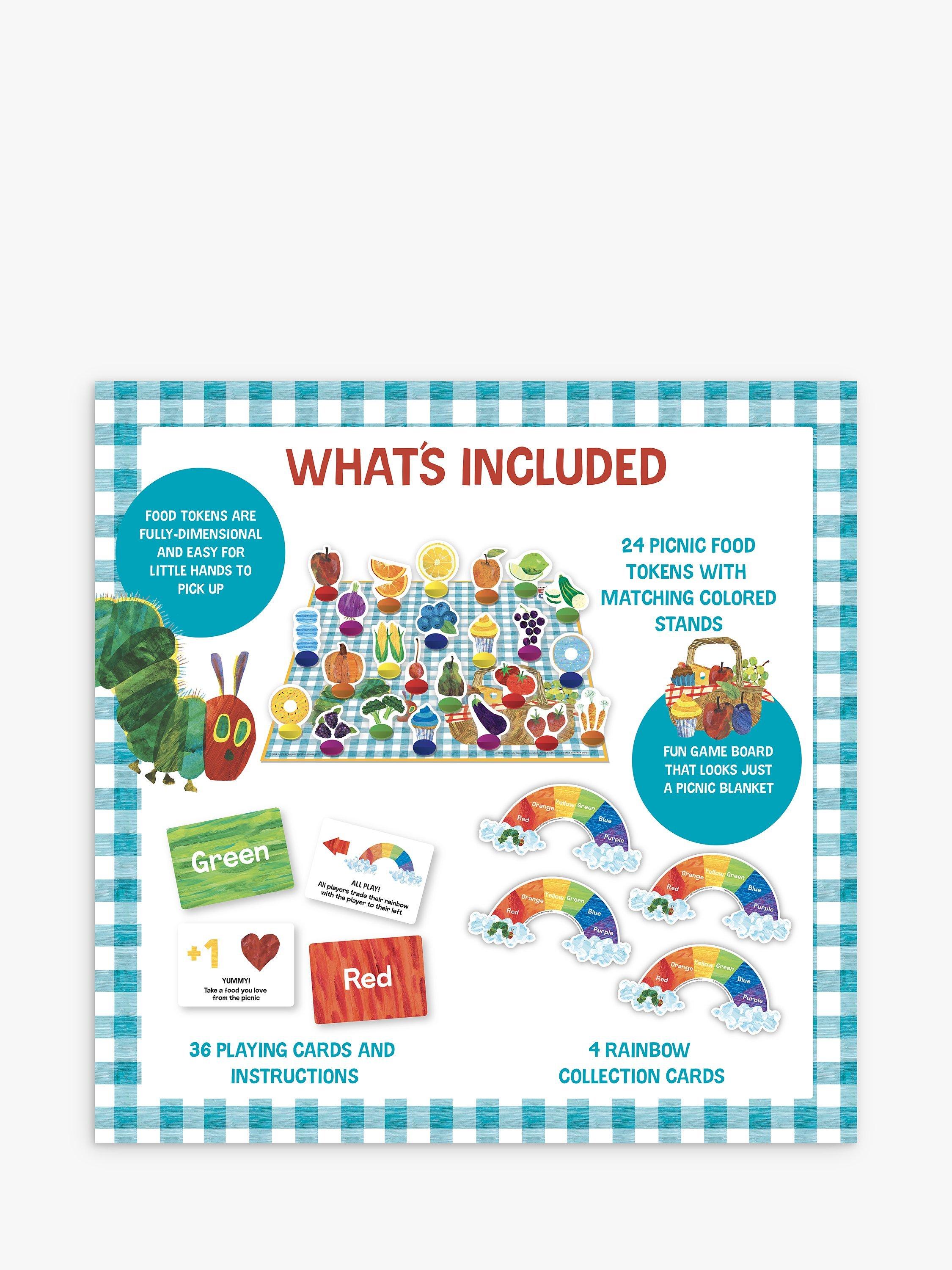 University Games Hungry Caterpillar Rainbow Picnic Game - British product