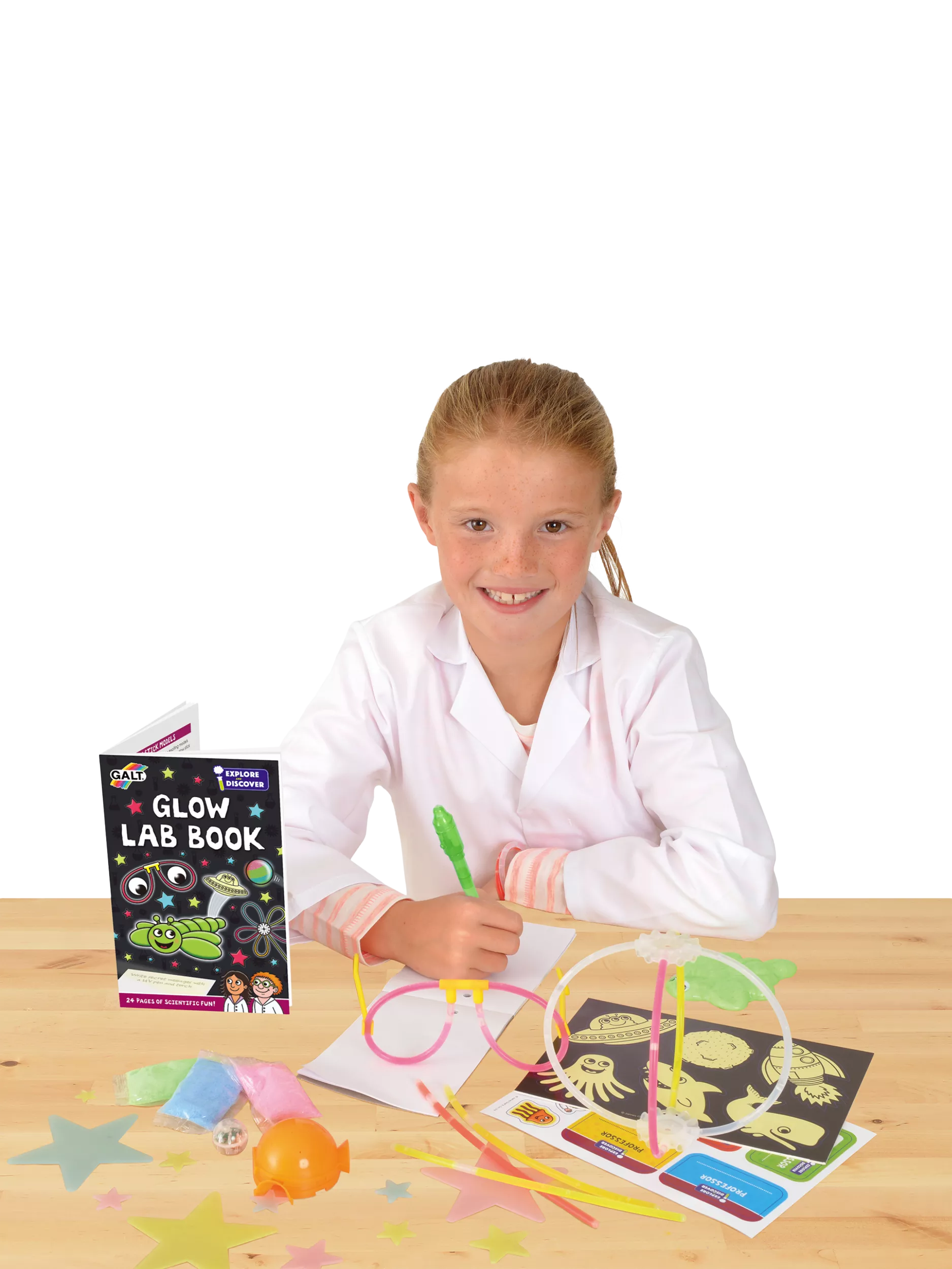 Galt Glow Lab STEM set glow experiments British product