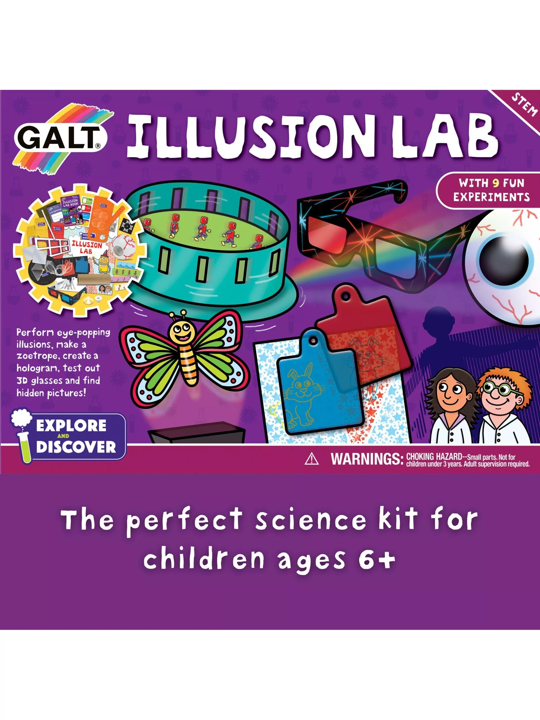 Galt Illusion Lab science kit, UK version