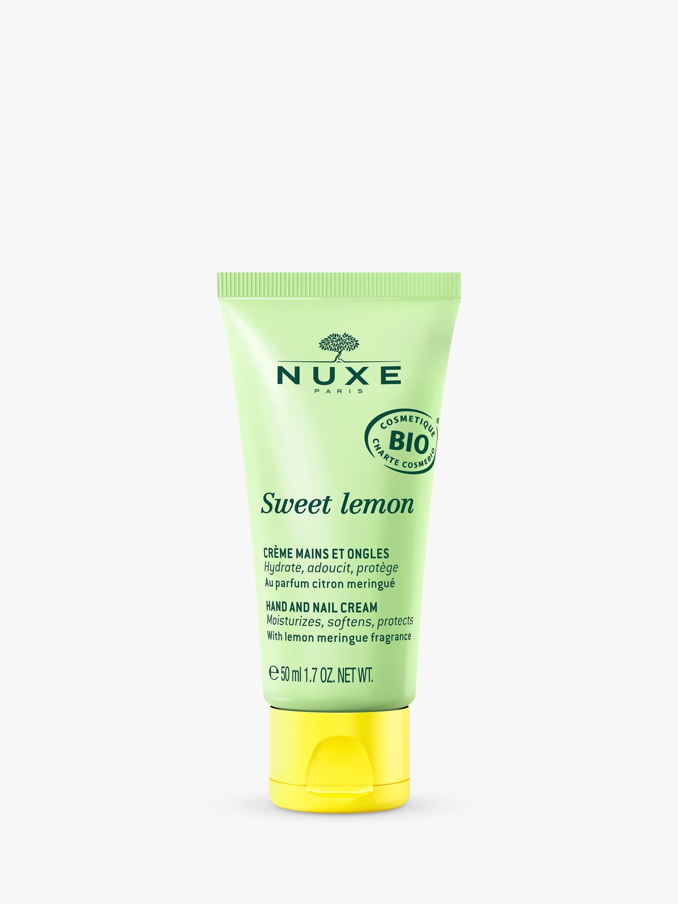 Nuxe Sweet Lemon Hand Cream 50ml, imported from the UK