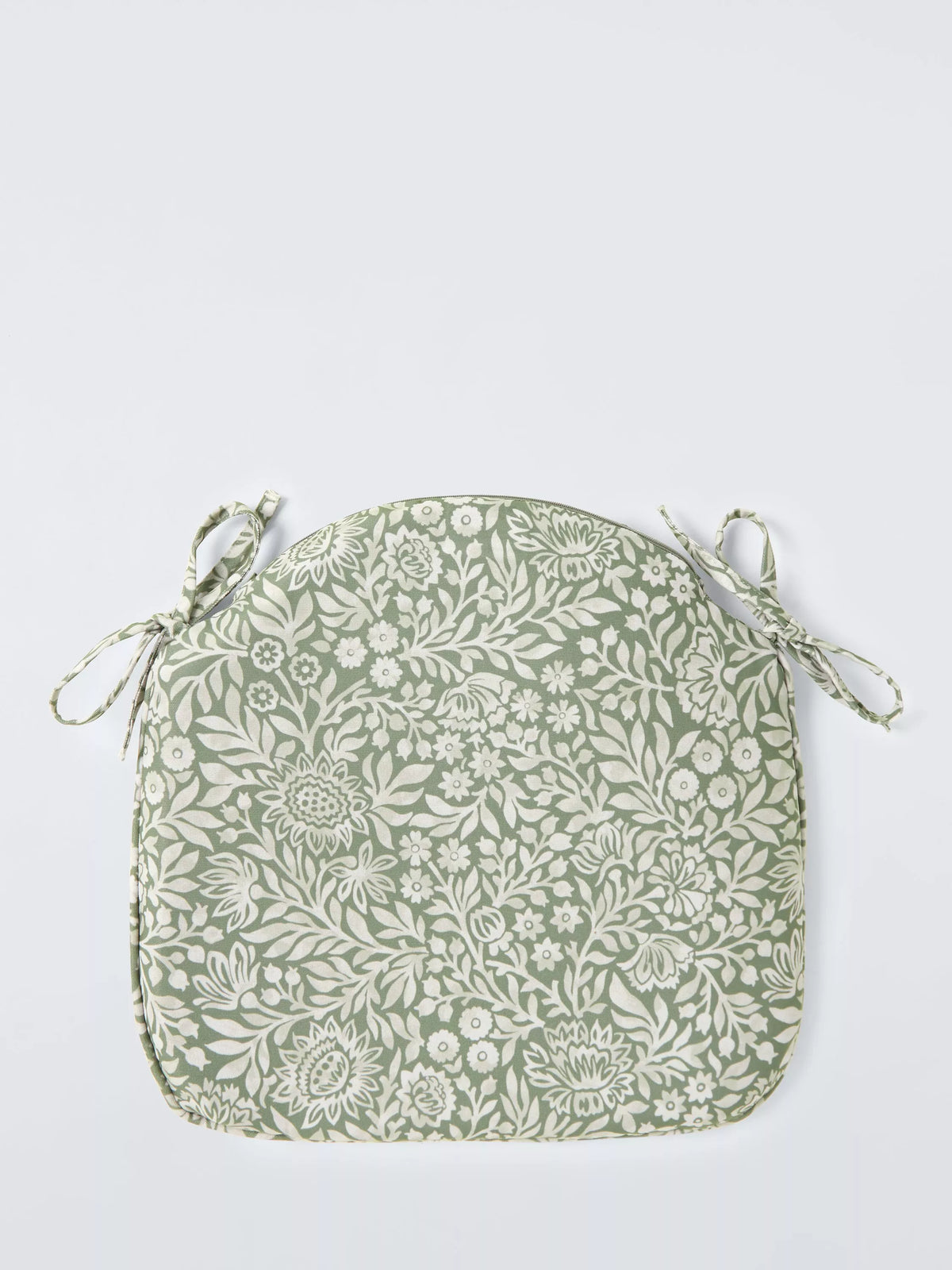 John Lewis Hidcote Seat Pad, Green