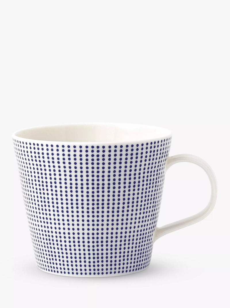 Royal Doulton Pacific dot porcelain dinnerware set blue 16 piece (British brand)