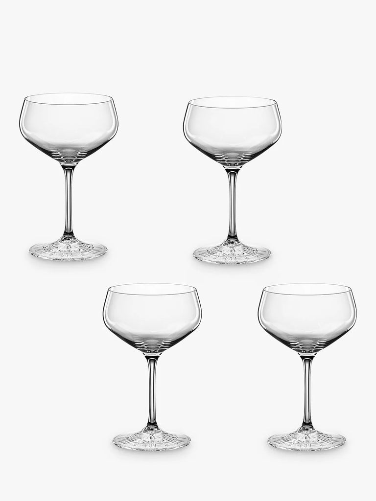 Spiegelau Perfect Serve Coupette Cocktail Glass, Set of 4, 235ml, Clear