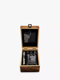 Selbrae House highland cow whisky gift set with coaster and stones, imported from the UK