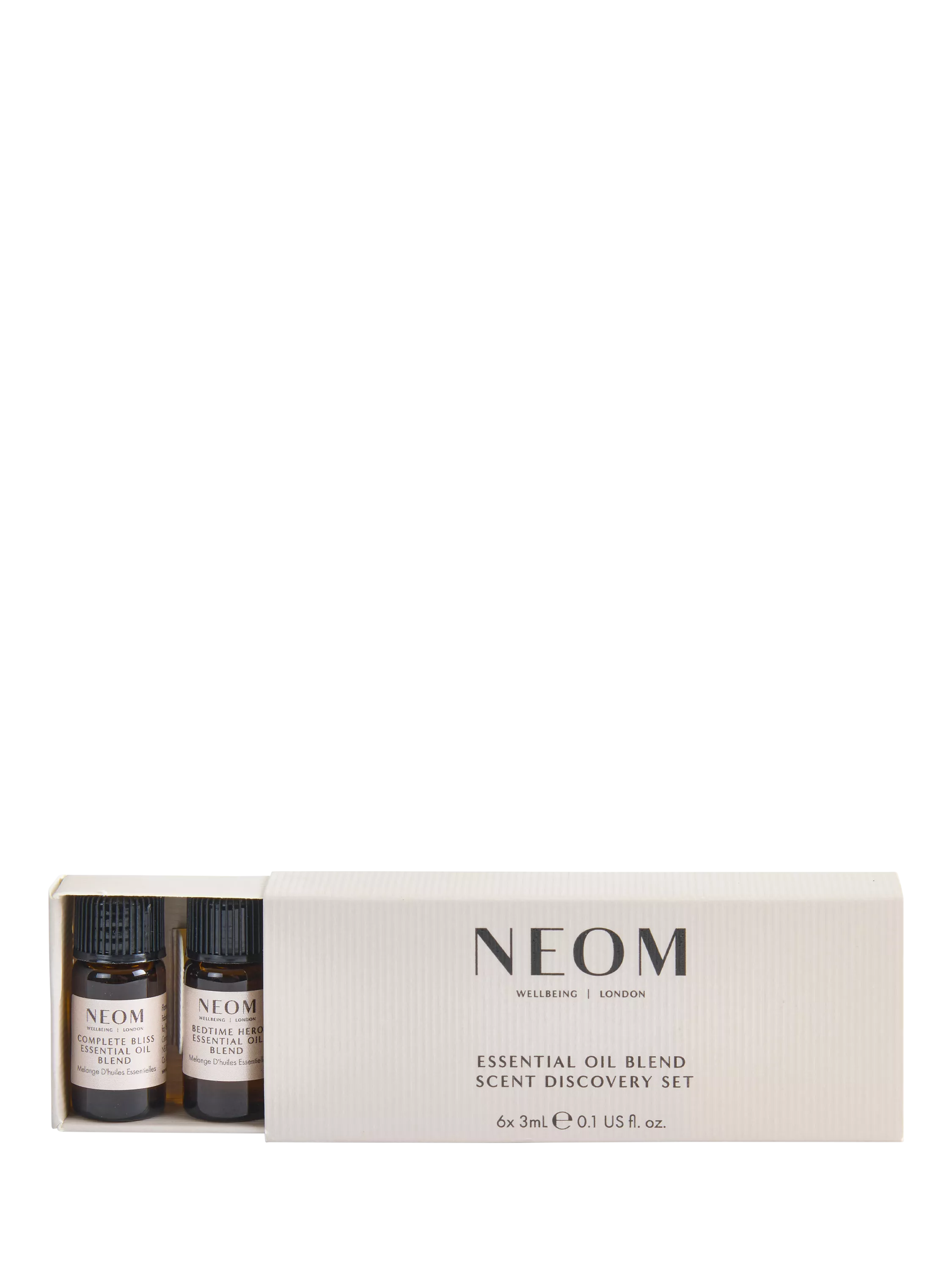 NEOM Wellbeing London essential oil discovery set 66g, imported from the UK