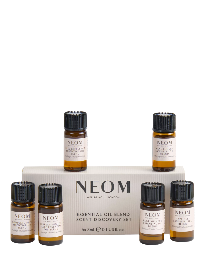 NEOM Wellbeing London essential oil discovery set 66g, imported from the UK
