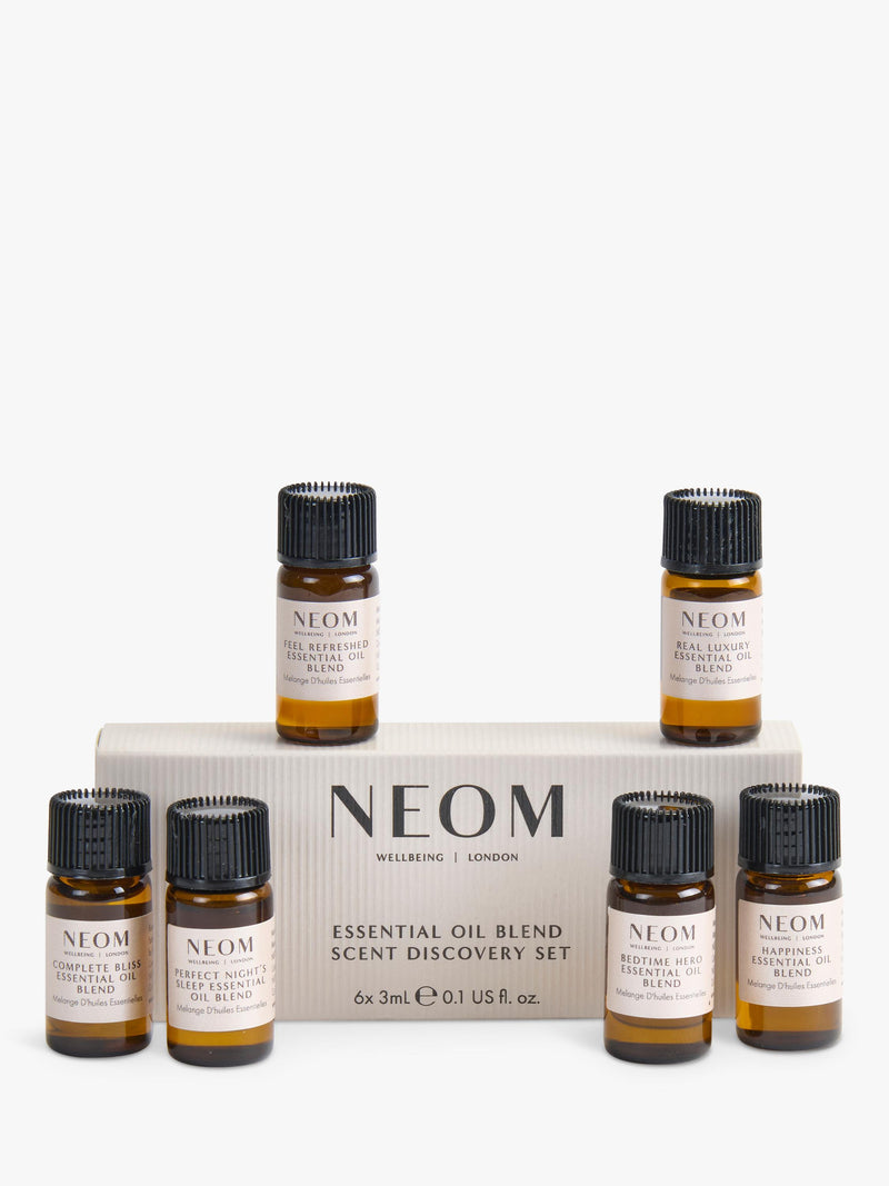NEOM Wellbeing London essential oil discovery set 66g, imported from the UK