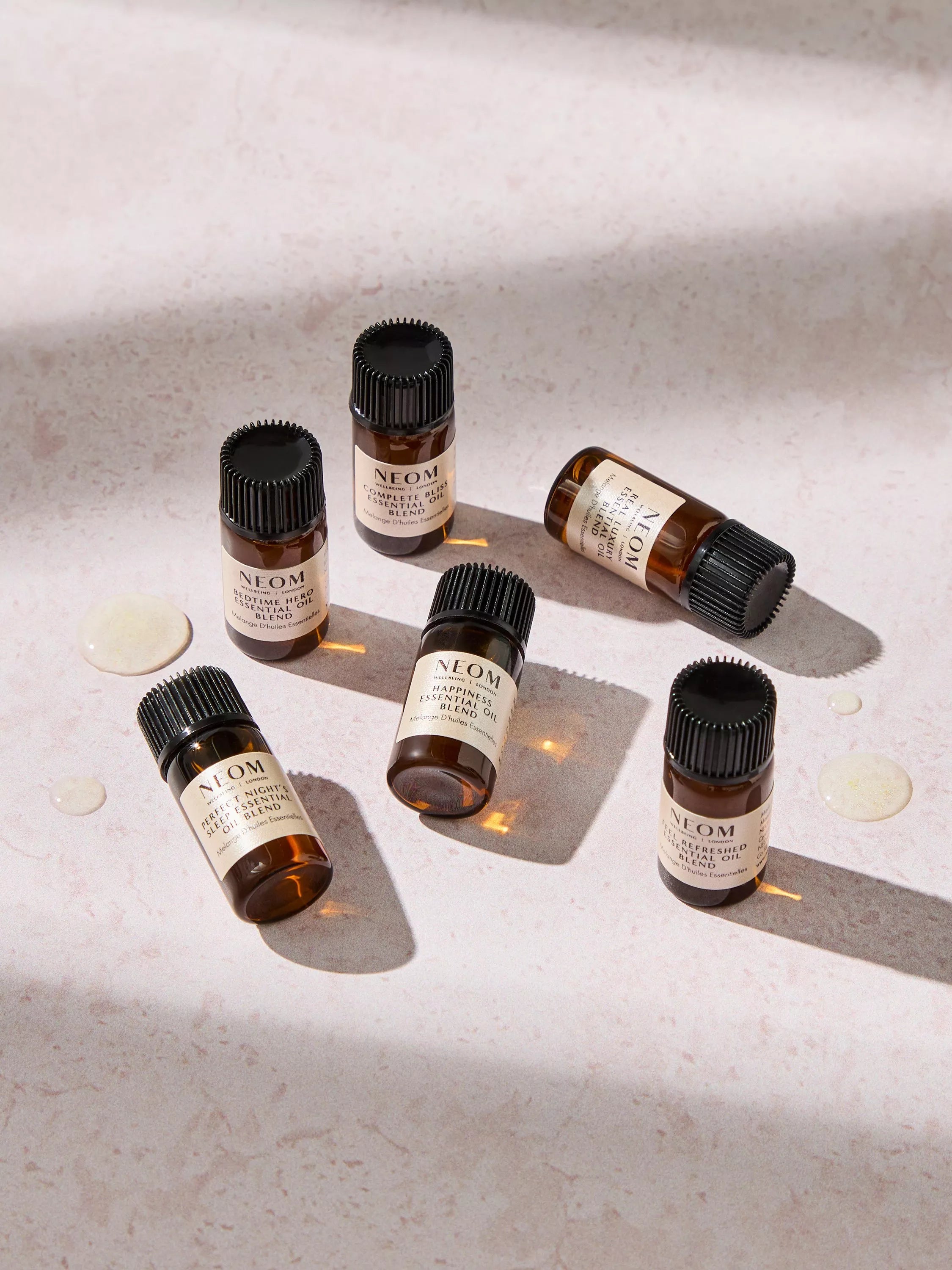 NEOM Wellbeing London essential oil discovery set 66g, imported from the UK