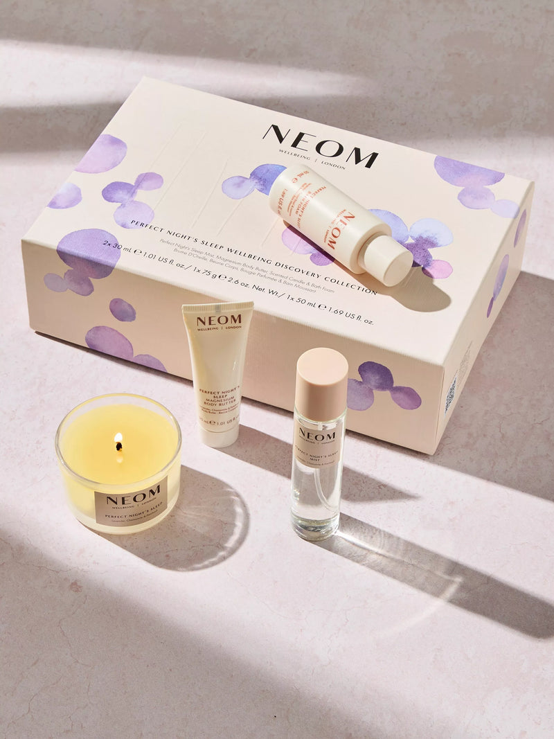 NEOM Perfect Sleep Discovery Set sleep aid kit, imported from the UK