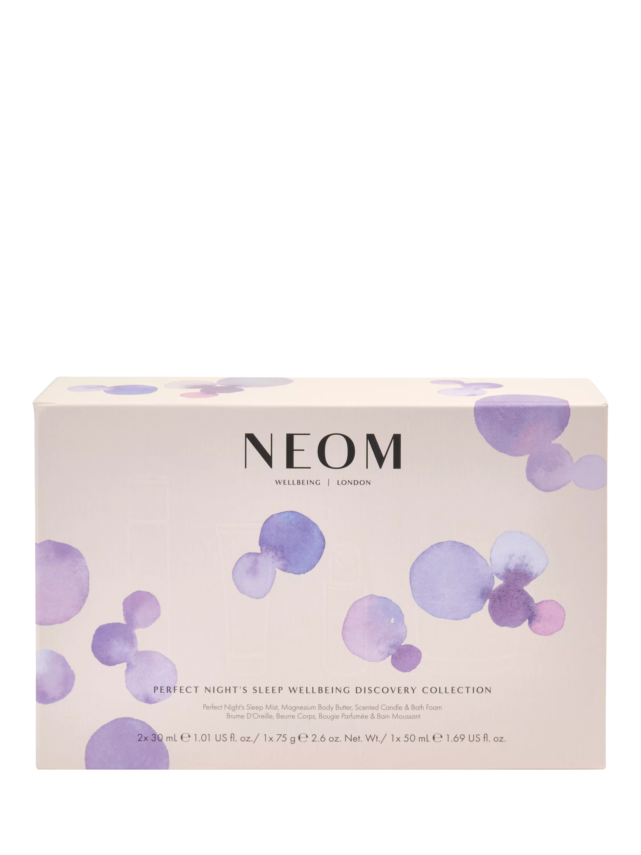NEOM Perfect Sleep Discovery Set sleep aid kit, imported from the UK