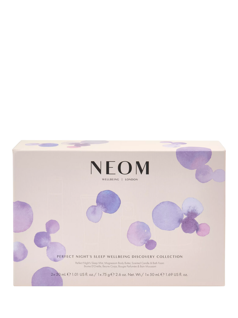 NEOM Perfect Sleep Discovery Set sleep aid kit, imported from the UK