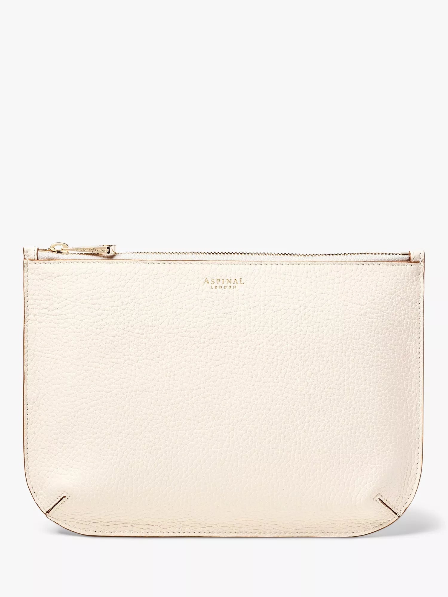 Aspinal of London Large Ella Pebble Grain Leather Pouch