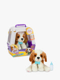 Interactive Realistic Beagle Puppy Toy with Sounds and Feeding Accessory