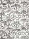 Clarke & Clarke Kisumu Furnishing Fabric, Noir