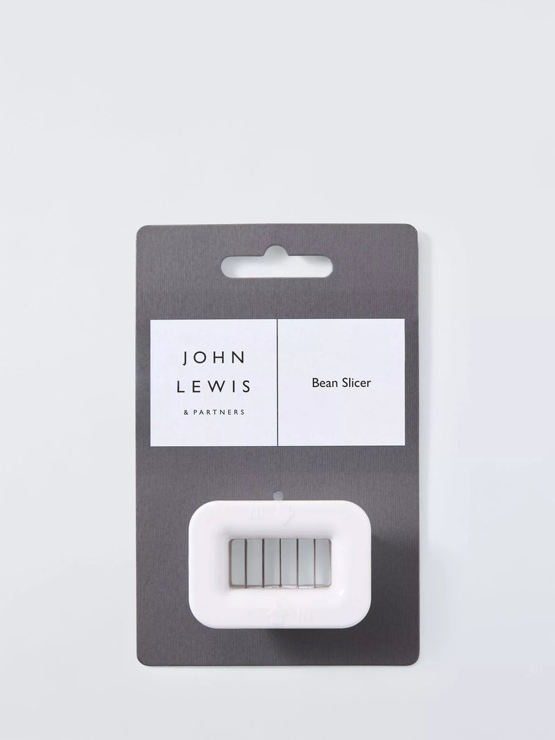 John Lewis bean slicer with five stainless steel blades for beans, UK version