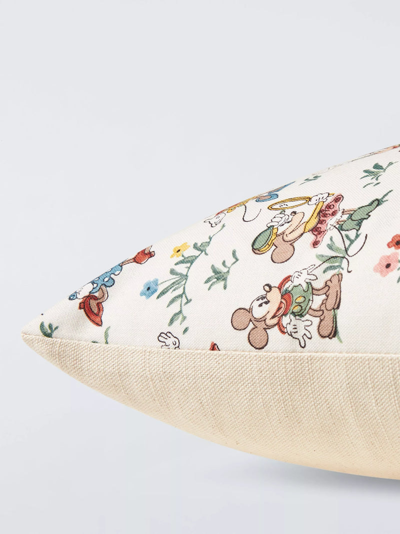 Disney Home x Sanderson Mickey and Minnie cushion in multi design - British product