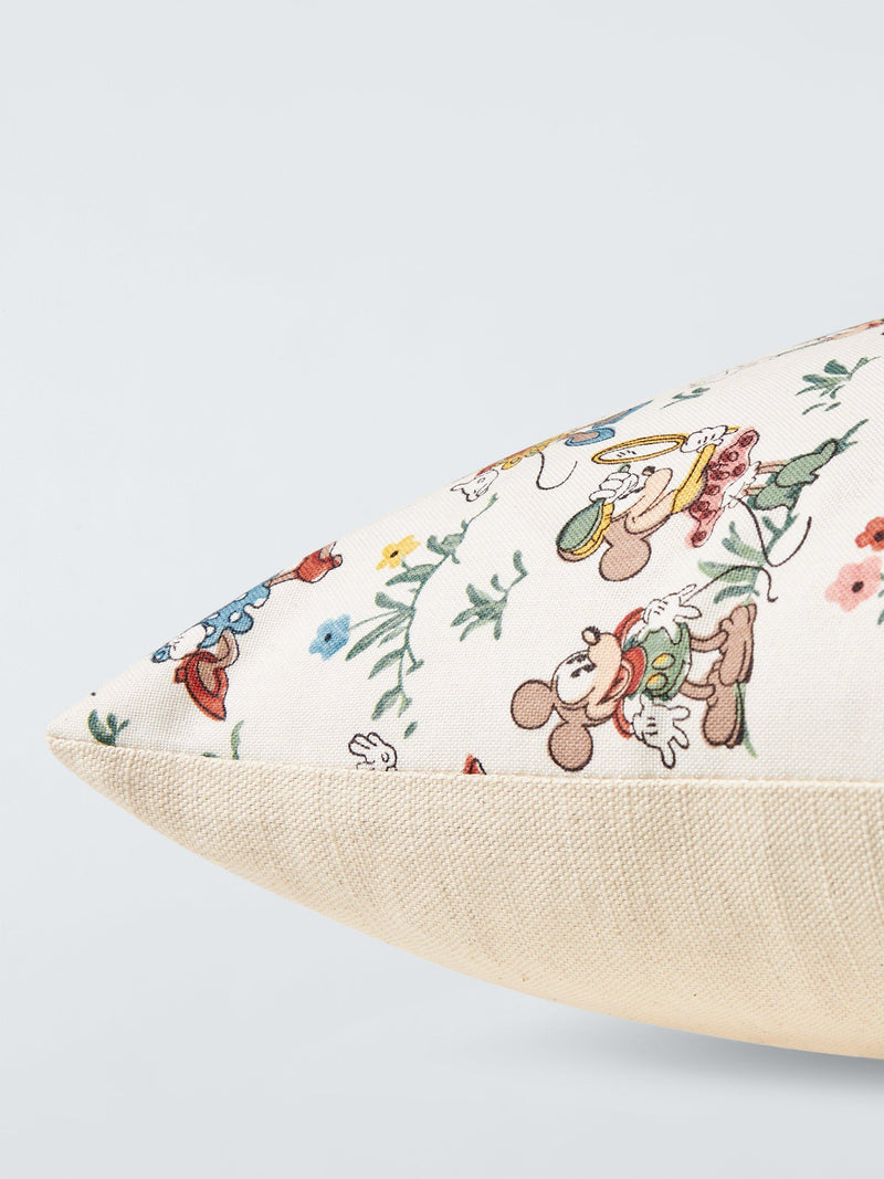 Disney Home x Sanderson Mickey and Minnie cushion in multi design - British product