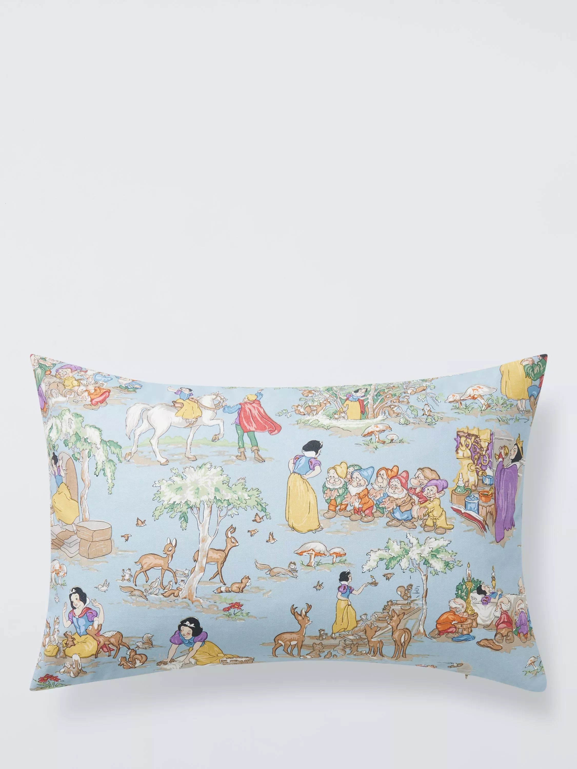 Disney Home x Sanderson Snow White cushion with floral pattern, UK version