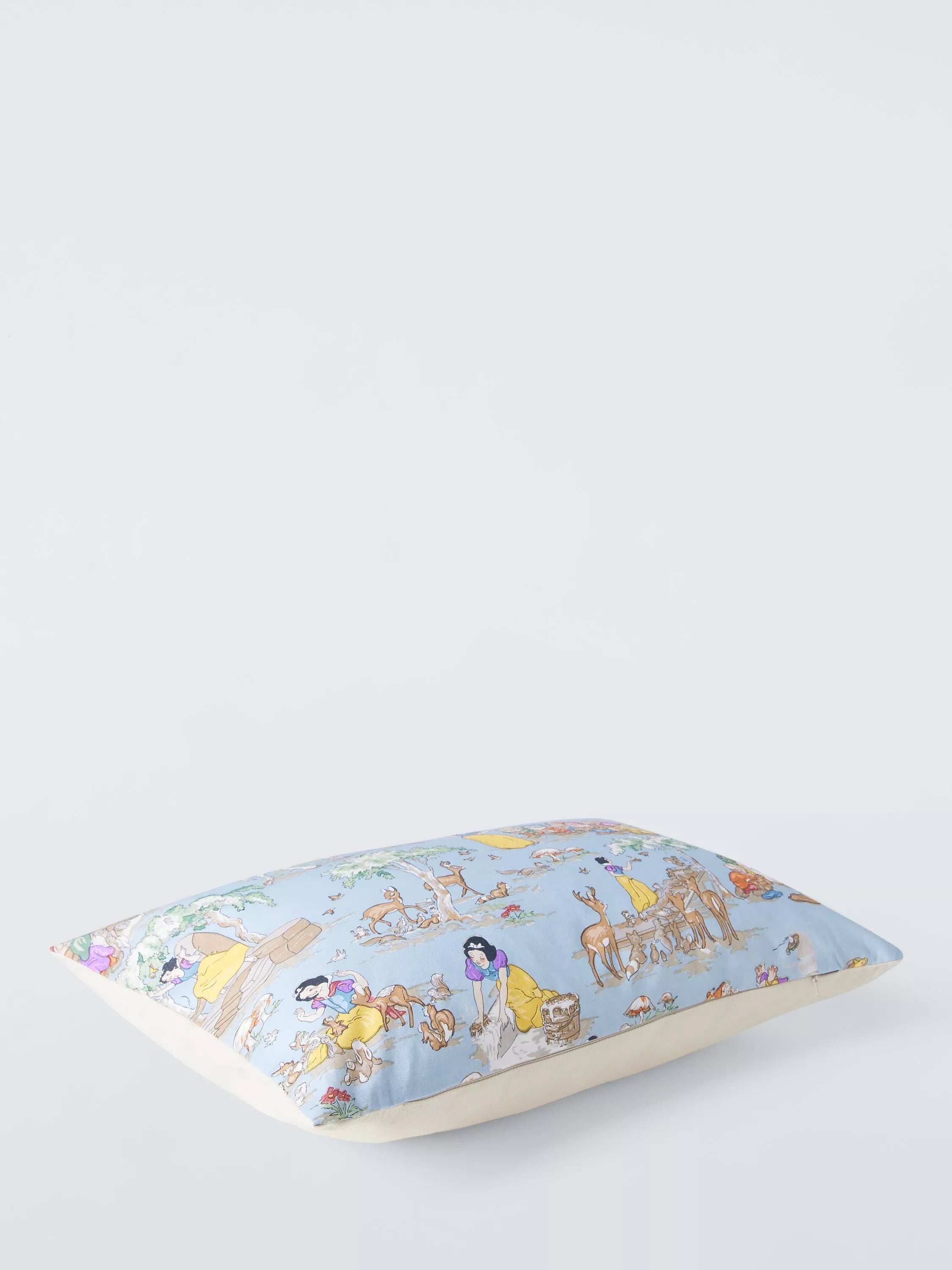 Disney Home x Sanderson Snow White cushion with floral pattern, UK version