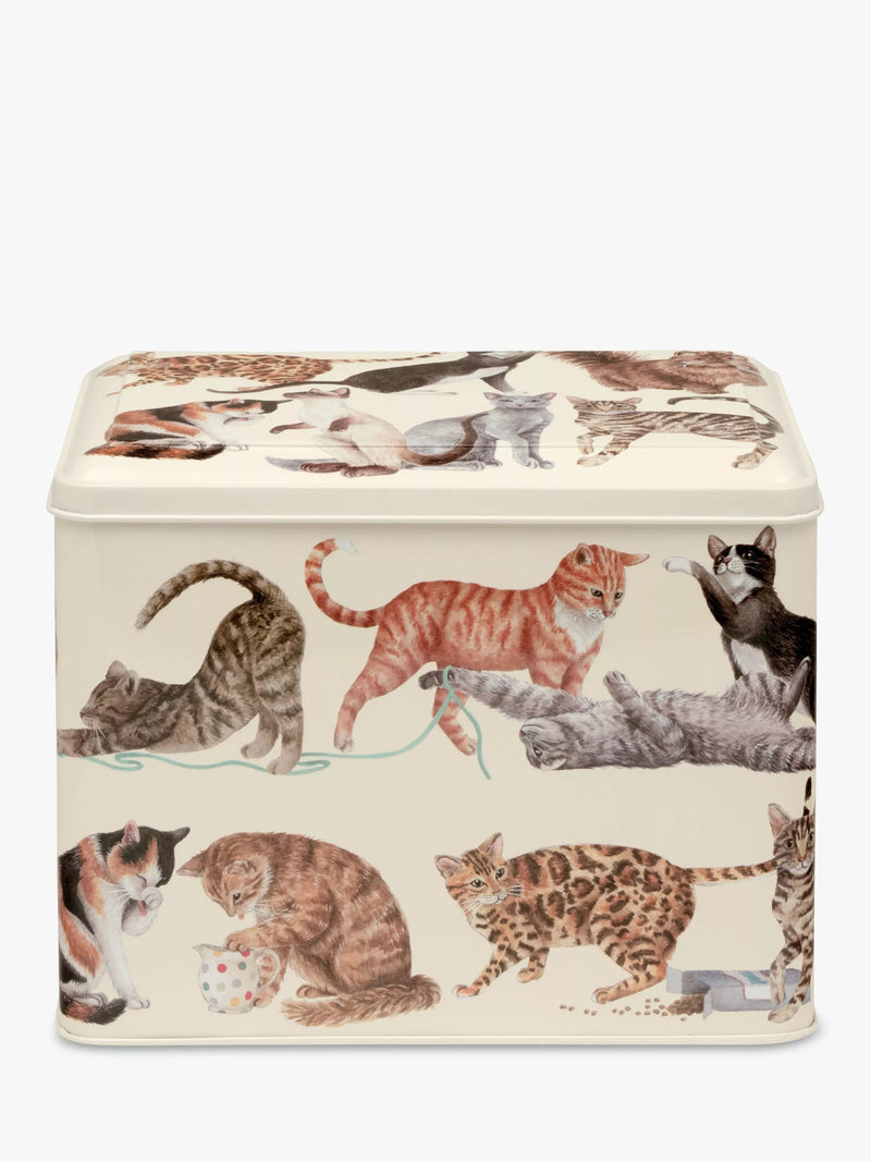 Emma Bridgewater Cats tin caddy 3.3L (British brand)