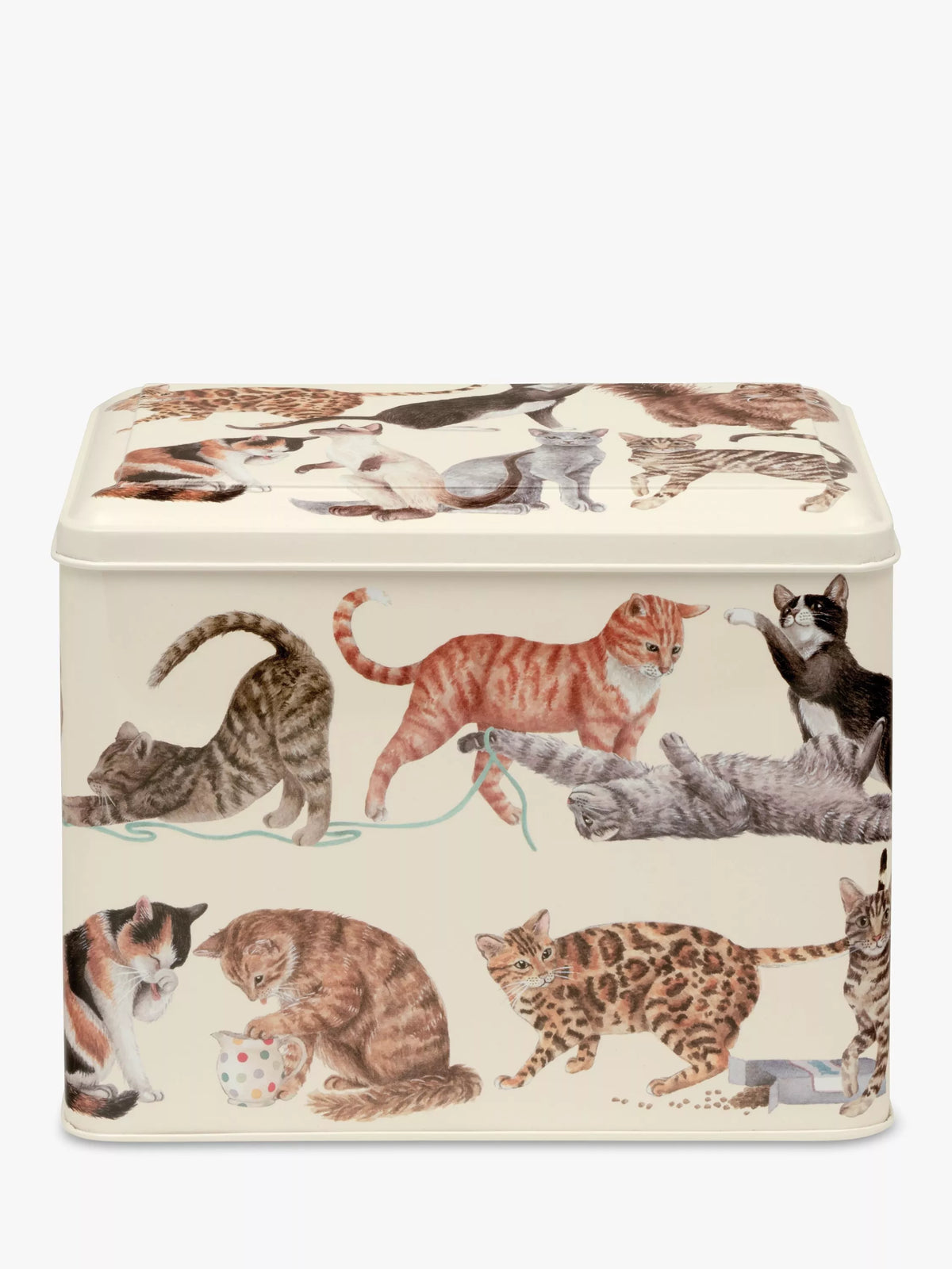Emma Bridgewater Cats tin caddy 3.3L (British brand)