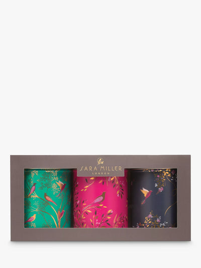 John Lewis Sara Miller Chelsea Collection Birds Kjøkkenoppbevaringsboks Sett med 3 Assorterte Beholdere- Kjøp online hos McGrocer