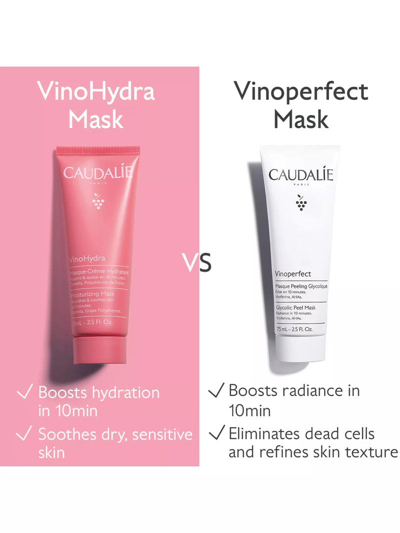 Caudalie VinoHydra moisturising mask 75ml, UK version