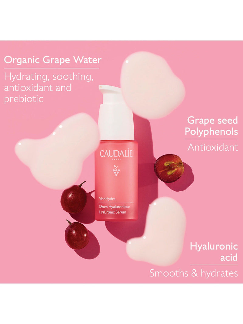 Caudalie VinoHydra hydrating hyaluronic serum 30ml (British brand)