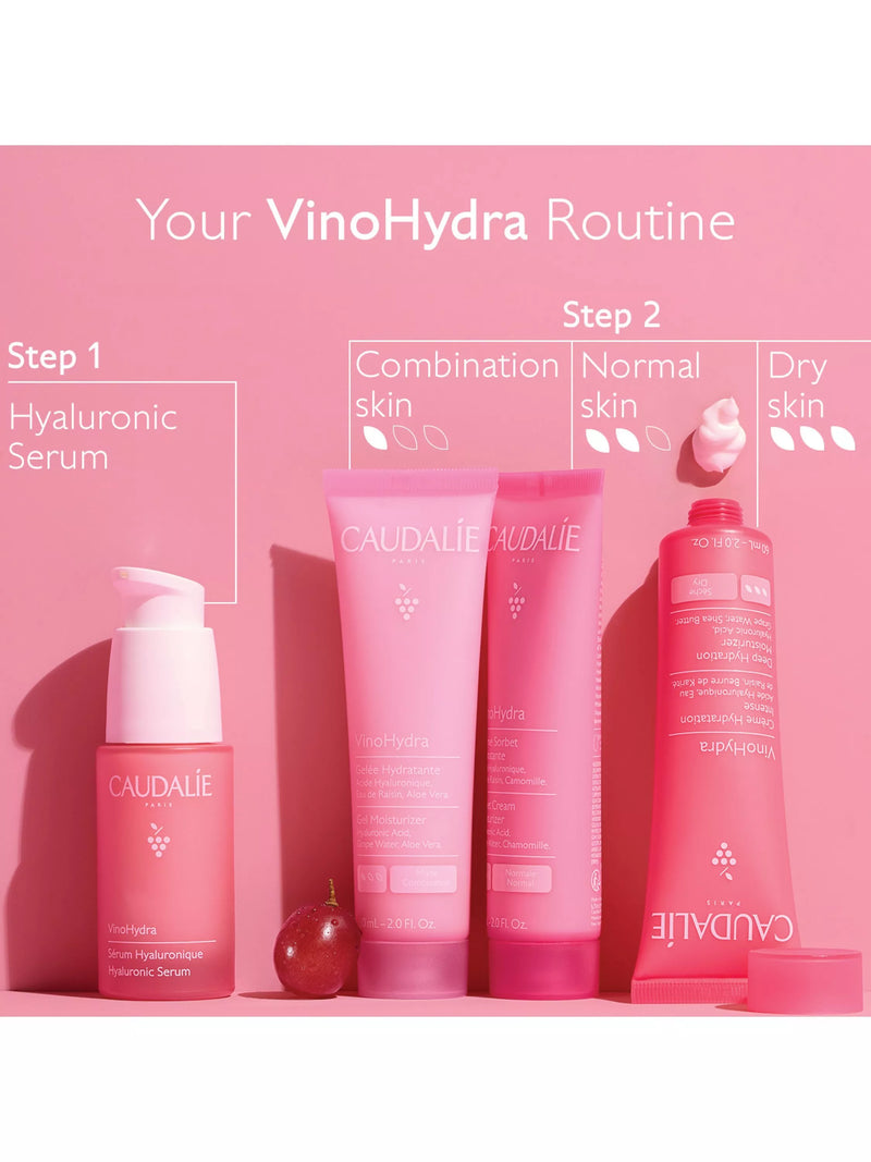 Caudalie VinoHydra hydrating hyaluronic serum 30ml (British brand)