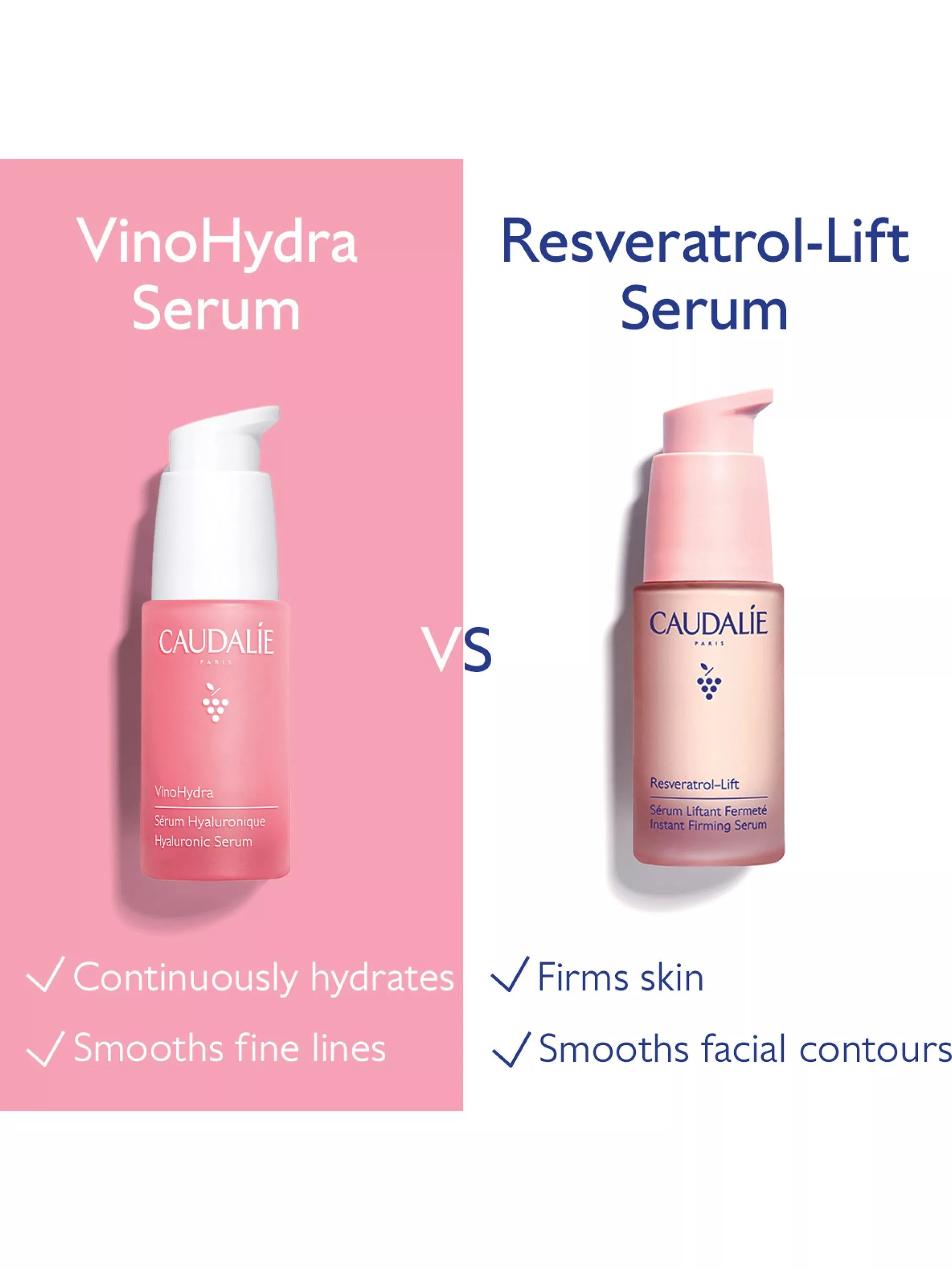 Caudalie VinoHydra hydrating hyaluronic serum 30ml (British brand)