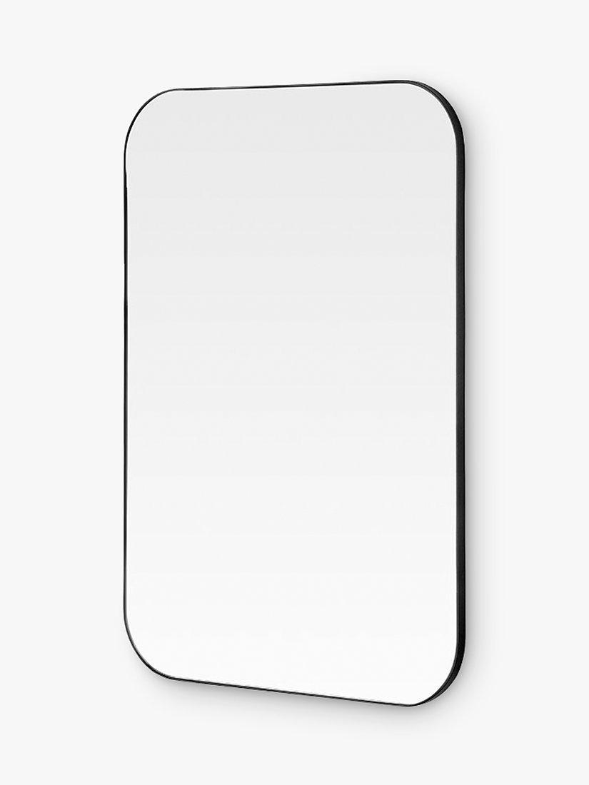 Yearn Arendal rectangular wood frame wall mirror 90x60cm (British brand)