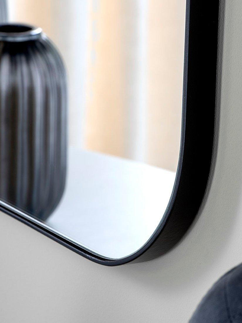 Yearn Arendal rectangular wood frame wall mirror 90x60cm (British brand)