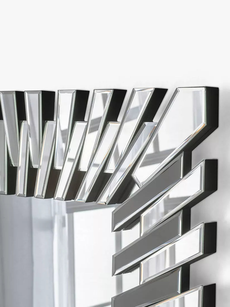 Yearn faceted bevelled glass wall mirror 120x80cm, UK version