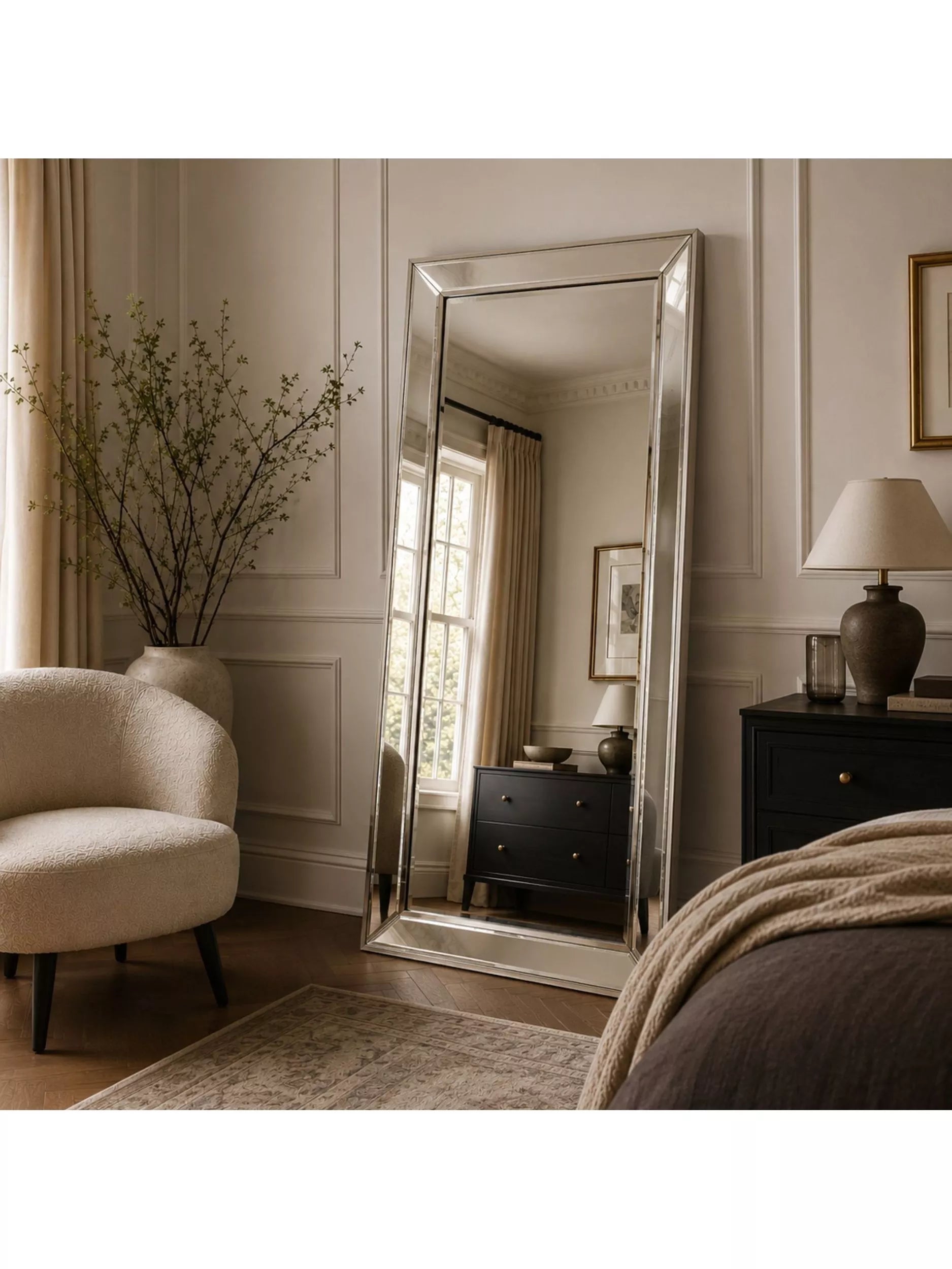 Yearn full-length mirror champagne 167x76cm, UK version