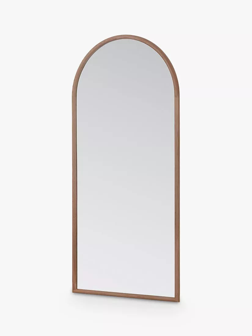 Yearn full-length mirror arched frame natural 180x80cm - British product