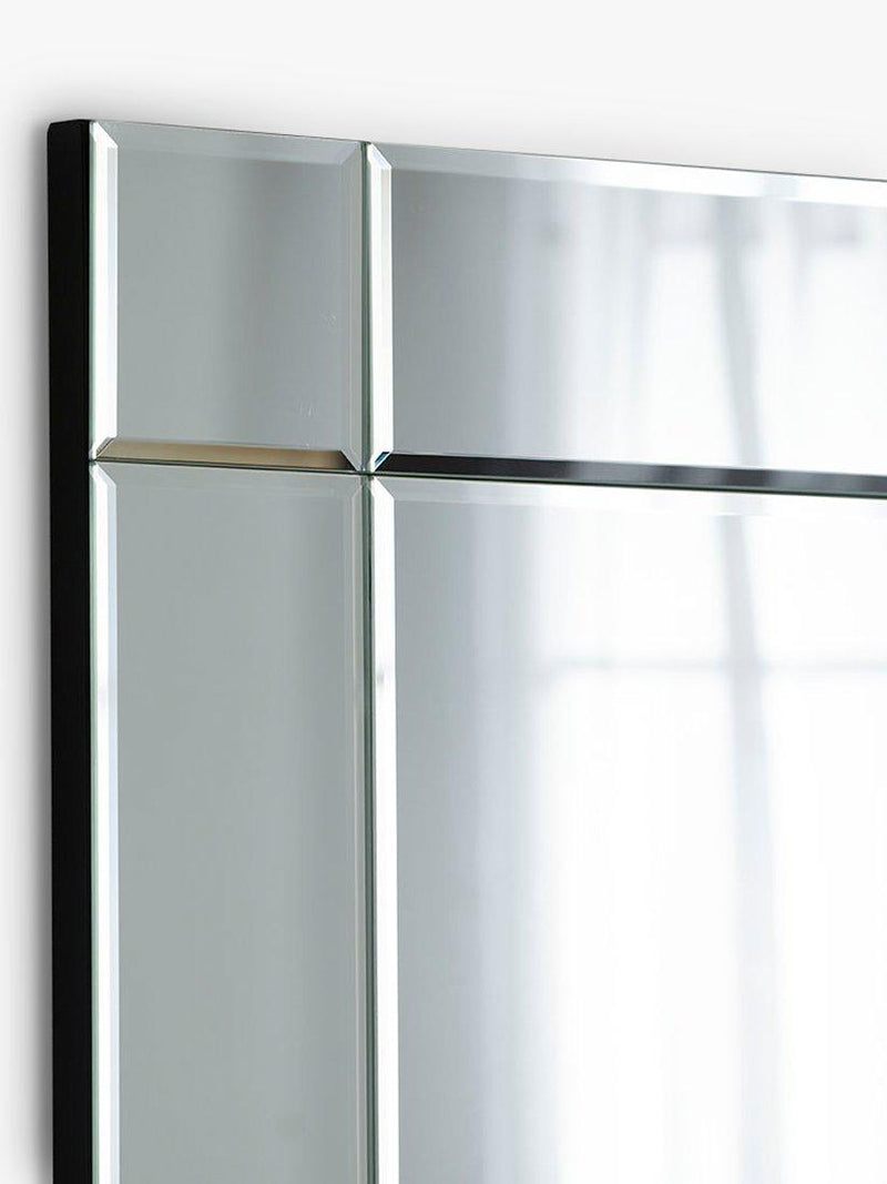 Yearn Oxford bevelled glass rectangular mirror 100x70cm, imported from the UK