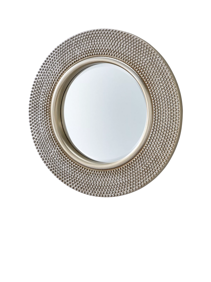 Yearn Studded Round Wall Mirror, 79cm