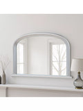 Yearn Ribbed Overmantel Wall Mirror, 77 x 112cm