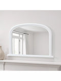Yearn Ribbed Overmantel Wall Mirror, 77 x 112cm