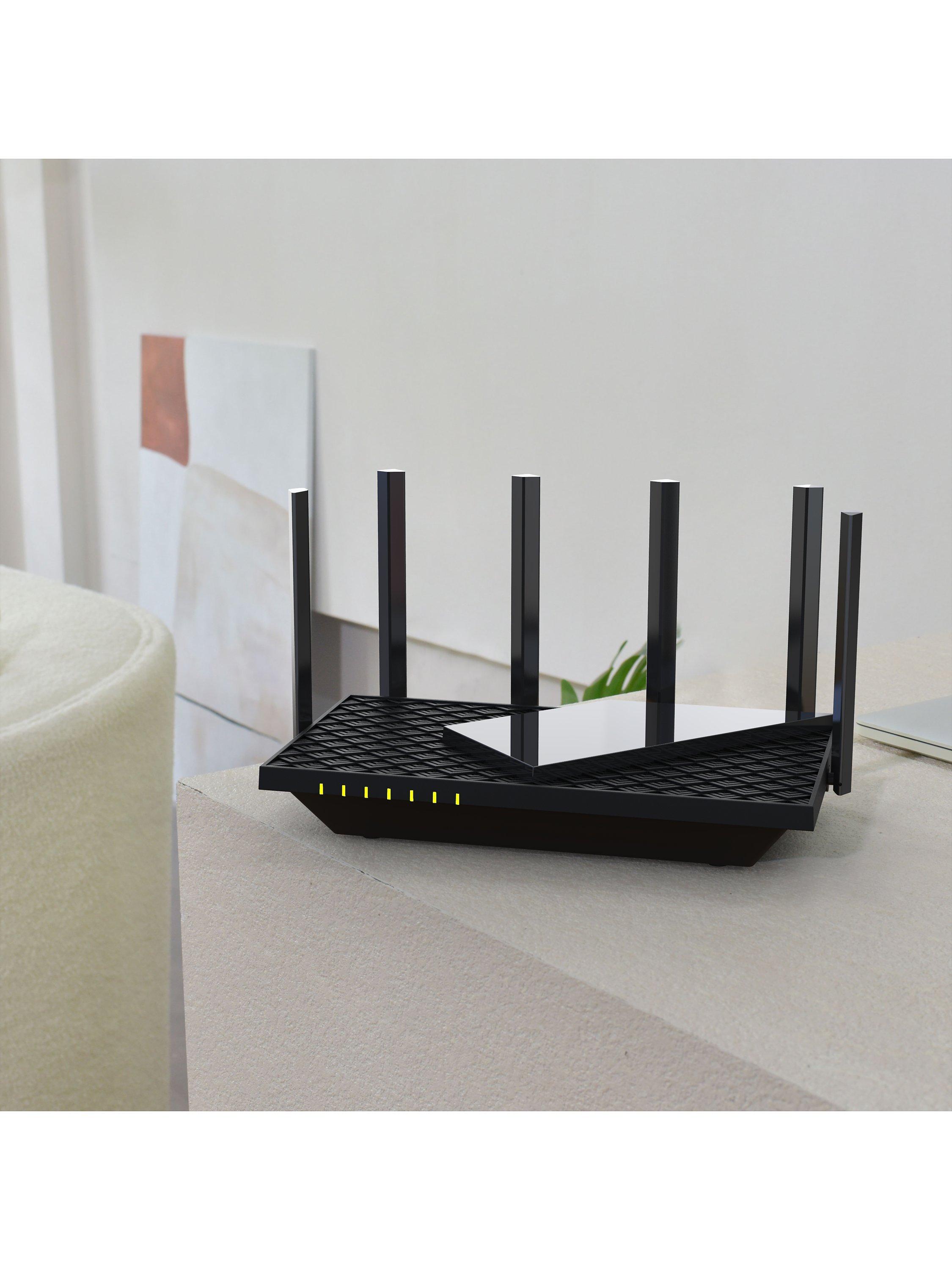 TP-Link Archer AXE75 tri-band Wi-Fi 6E router, imported from the UK