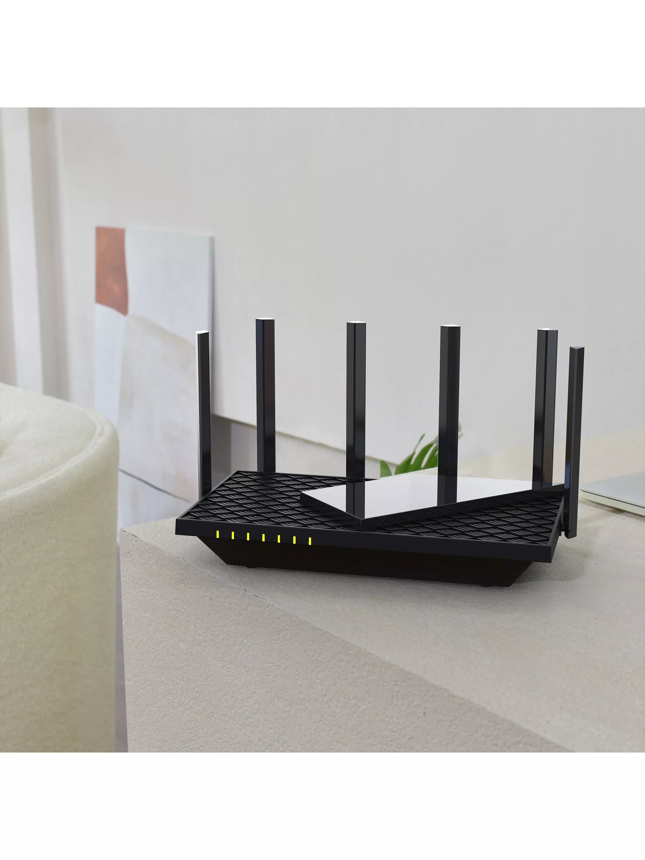 TP-Link Archer AXE75 tri-band Wi-Fi 6E router, imported from the UK
