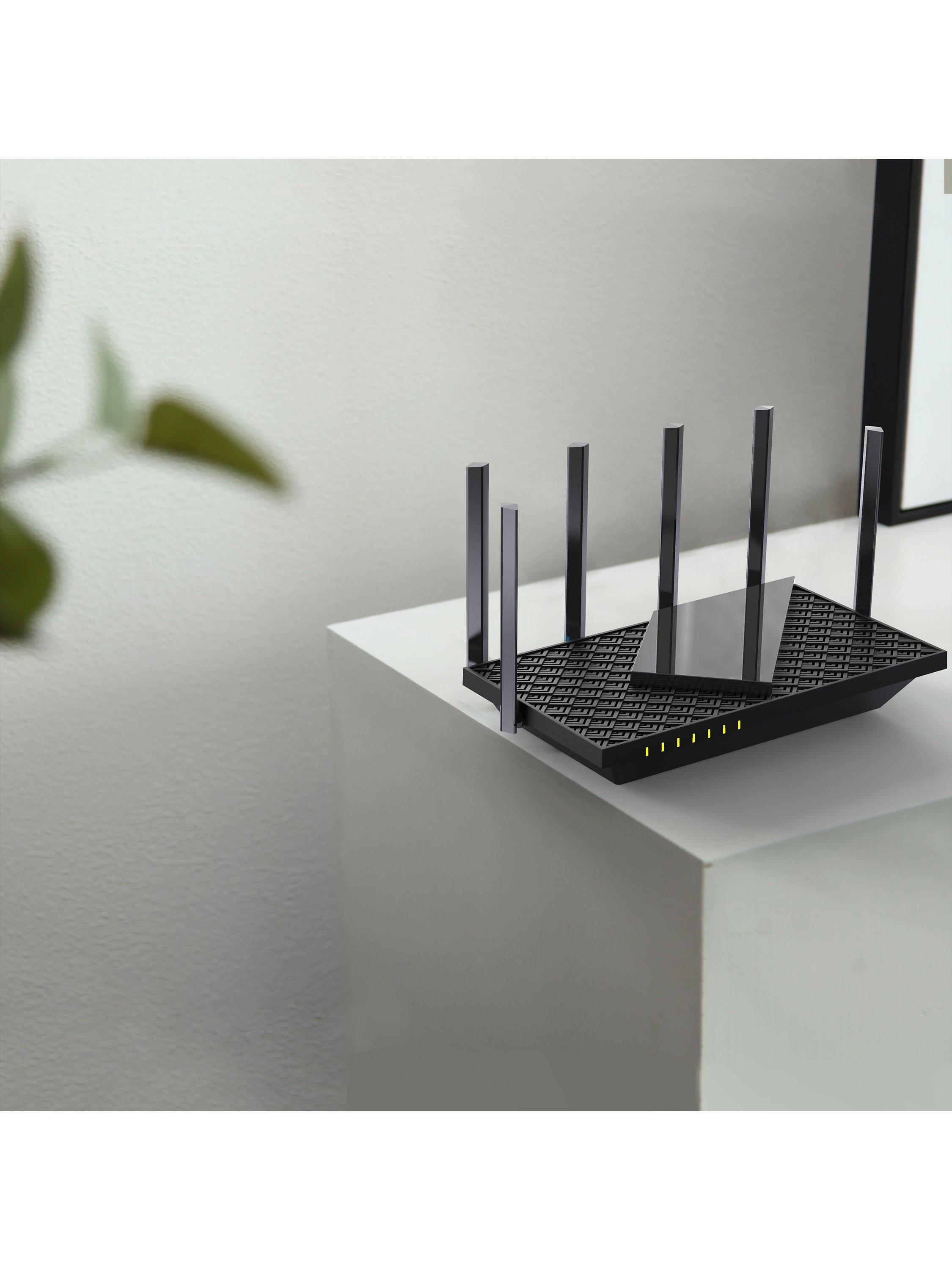 TP-Link Archer AXE75 tri-band Wi-Fi 6E router, imported from the UK